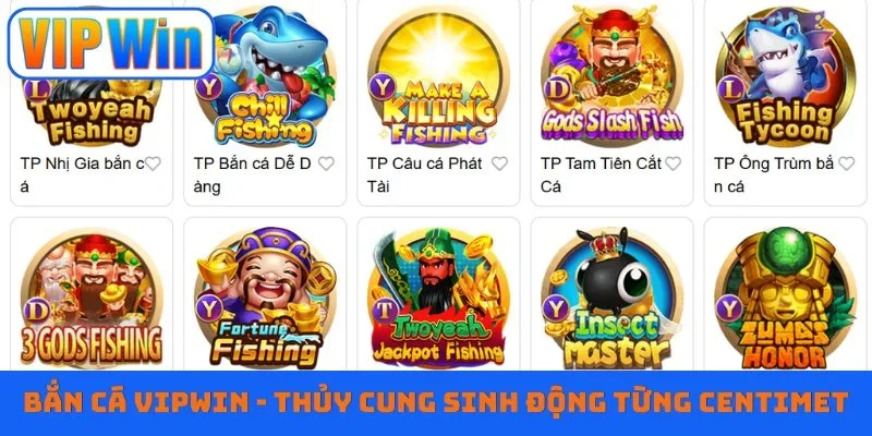 Bắn cá Vipwin - Thủy cung sinh động đến từng centimet