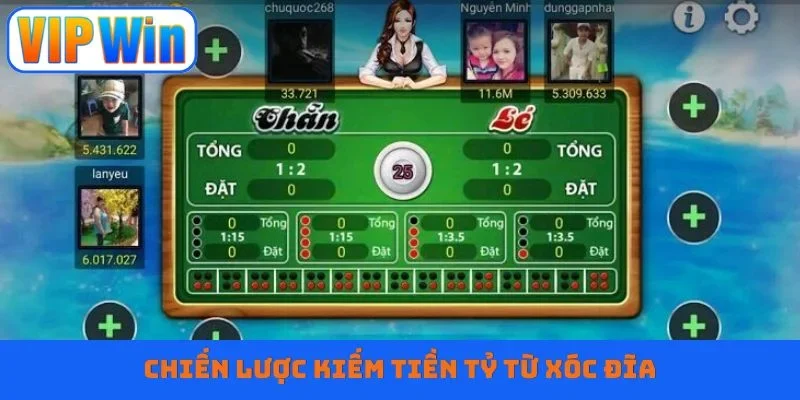 Chiến lược kiếm tiền tỷ từ xóc đĩa